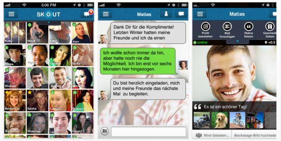 SKOUT Chat-App für iPhone, iPod Touch, iPad und Android